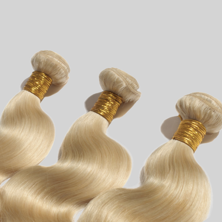 Beautiful Blonde Hair Extension Bundles-Premium Virgin Hair